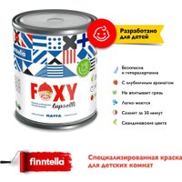 Краска Finntella Foxy Lapselli Matte Kangas F-50-1-1-FL296 0.9 л (голубой/серый)