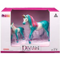 Набор фигурок Masai Mara Мир фэнтези. Семья лазурных единорогов MM206-443