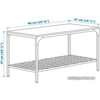Журнальный столик Ikea Фьелльбо (черный) [403.600.38]