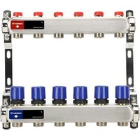 Запорная арматура Varmega Коллекторная группа для отопления ВР 1", на 6 контуров 3/4" EK VM15506