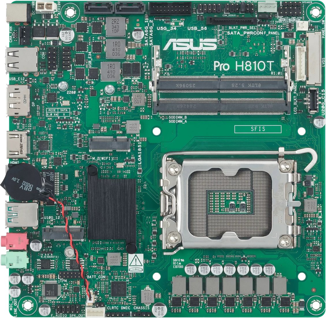 Материнская плата ASUS Pro H810T-CSM