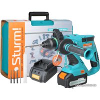 Перфоратор Sturm CRH1822 (с 1-м АКБ, кейс)
