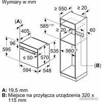 Электрический духовой шкаф Bosch Serie 4 HBA372EB0
