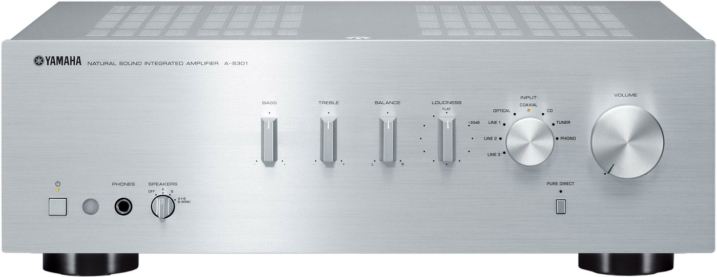 

Интегральный усилитель Yamaha A-S301 (серебристый)