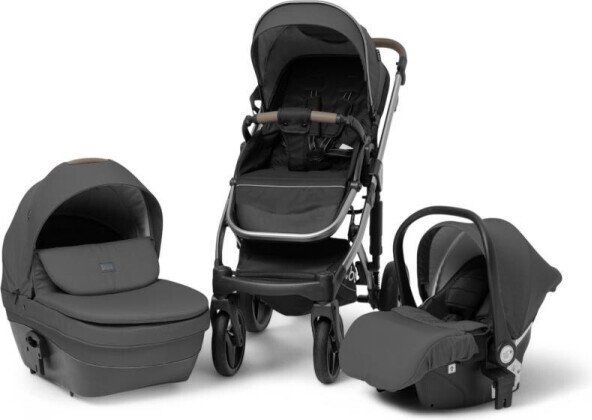 

Универсальная коляска Bubago Rosano BG 164-2 (3 в 1, темно-серый)