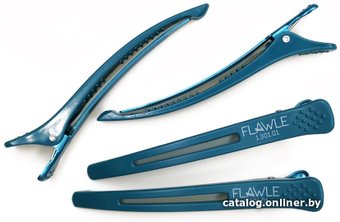 Зажим для волос Flawle Sectioning 1.301.01 (темно-зеленый)