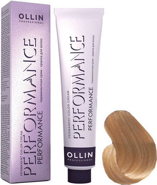 

Крем-краска для волос Ollin Professional Performance 10/3 светлый блондин золотистый