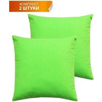 Декоративная подушка Matex Velours 49-999 ( 2шт, салатовый)