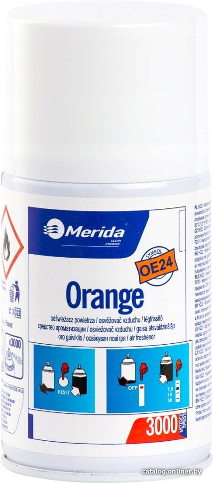 Сменный блок для освежителя воздуха Merida Orange OE24