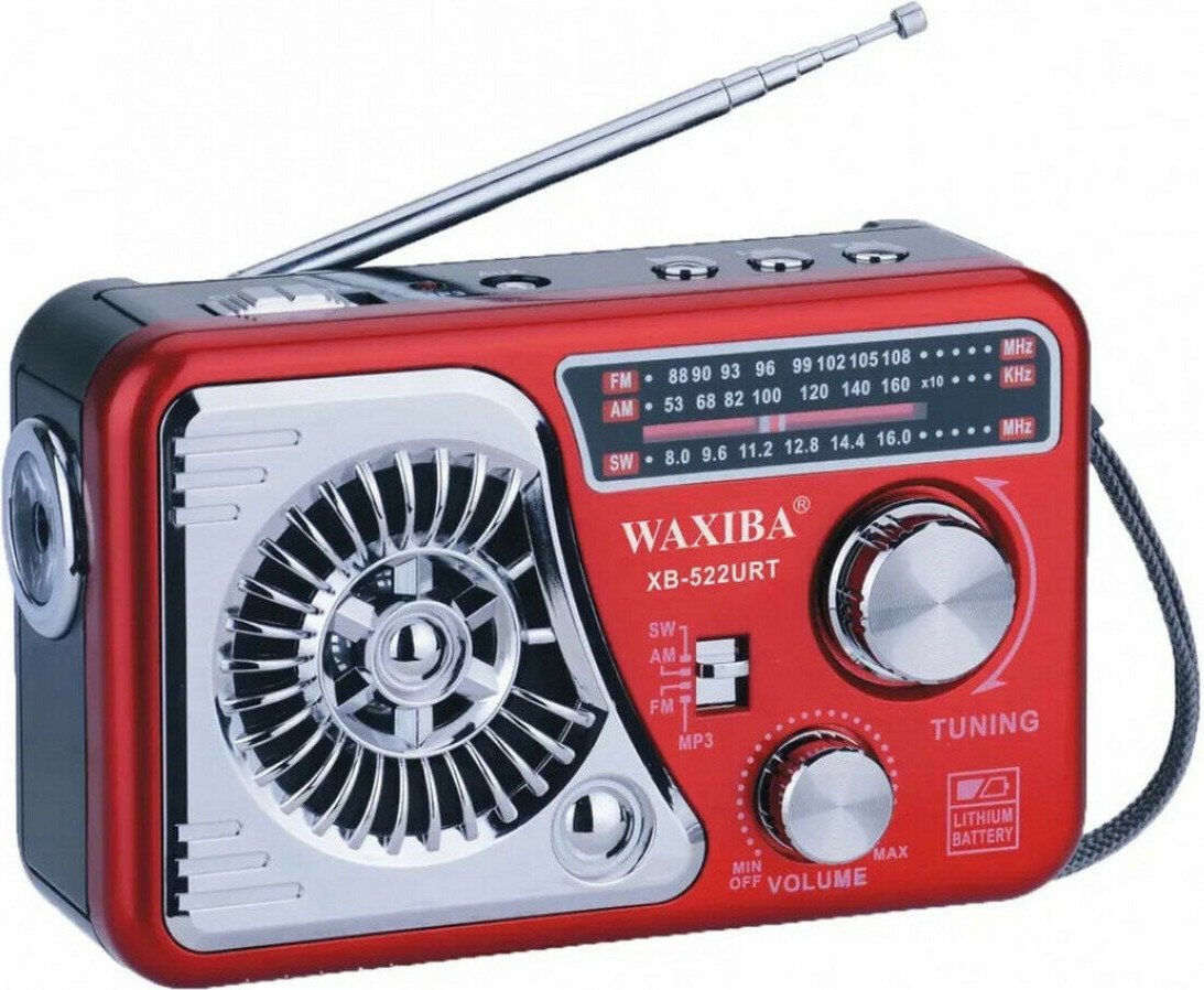 

Радиоприемник Waxiba XB-522URT (красный)