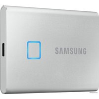 Внешний накопитель Samsung T7 Touch 500GB (серебристый)