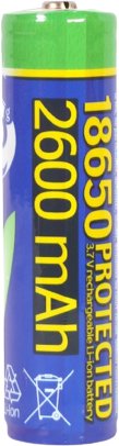 Gembird 18650 2600mAh 1шт EG-BA-18650/2600