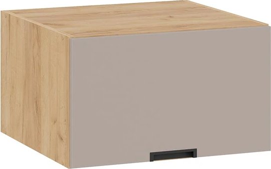 

Шкаф навесной Трия Гренада 1В6ГП с одной откидной дверью (дуб крафт золотой/холст латте)