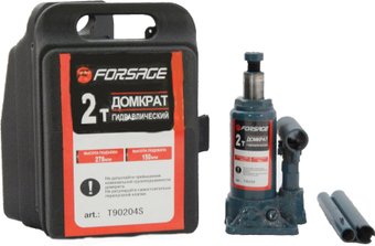 Бутылочный домкрат FORSAGE F-T90204S 2т