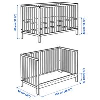 Классическая детская кроватка Ikea Gulliver 10248519
