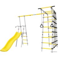 Игровой комплекс Romana Богатырь 103.07.06 (без качелей, серый/желтый)