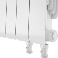 Биметаллический радиатор Royal Thermo Infinity 500 Bianco Traffico VR80 - 12 секций