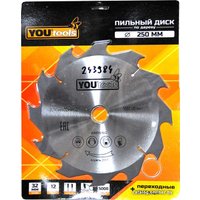 Пильный диск Yourtools Z12 250/32мм