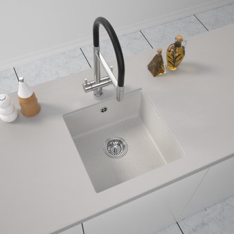 Кухонная мойка ZorG Subline 40 (серый жемчуг)