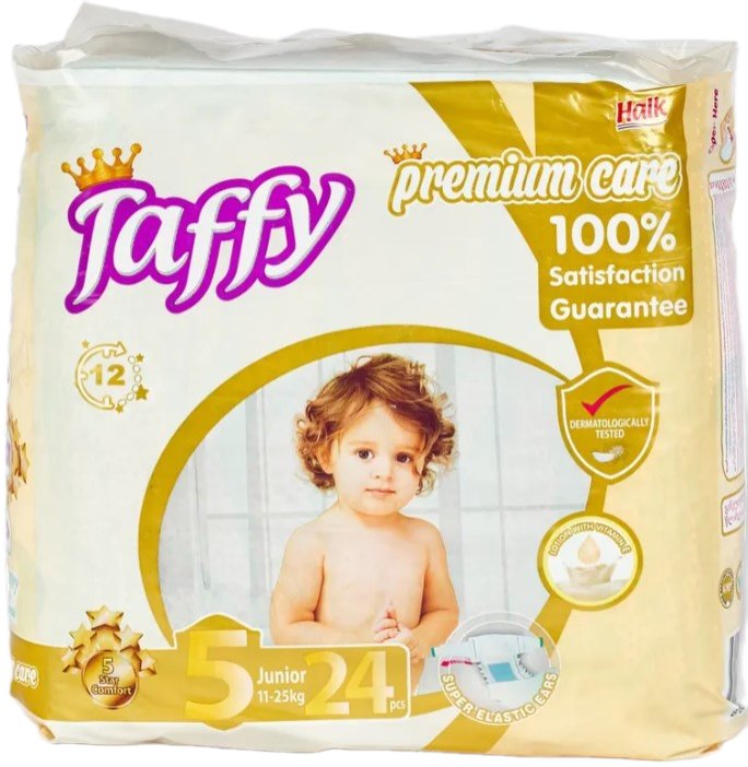 

Подгузники Taffy Nappy Junior 11-25 кг (24 шт)