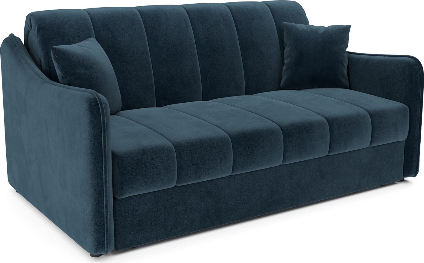 

Диван Мебель-АРС аккордеон Давос НПБ 180x200 см M2-115-11 (темно-синий Luna 034)