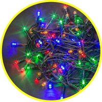 Светодиодная гирлянда Navigator NGF-S01-200RGBY-10-21.5m-230-C8-BL-IP44