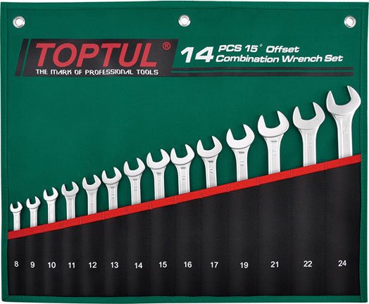 

Набор ключей Toptul GRAW1401 (14 предметов)