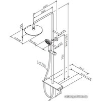 Душевая система  AM.PM Spirit V2.0 F0770A400