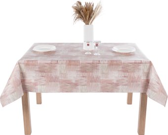 Скатерть Stolima Napco Рогожка Кол. 1М Бордо 4022 (160x130)