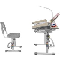 Парта Fun Desk Lavoro (серый/дерево)