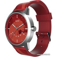 Гибридные умные часы Lenovo Watch 9 Constellation Series (лев, красный/бордовый)