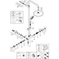 Душевая система  Grohe Vitalio Start 266772431