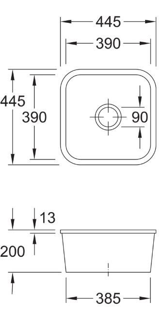 Кухонная мойка Villeroy & Boch Cisterna 50 670301J0