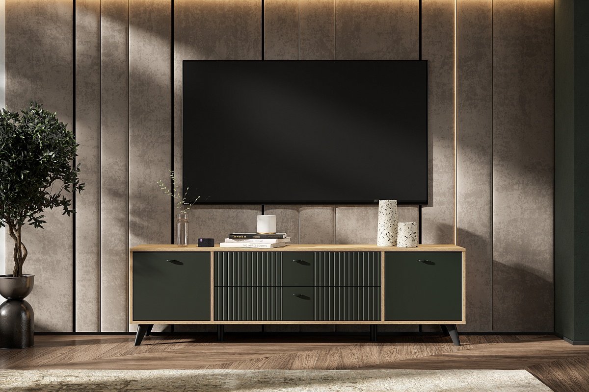 

Тумба SV-Мебель МС Милан К (дуб золотой/олива софт)