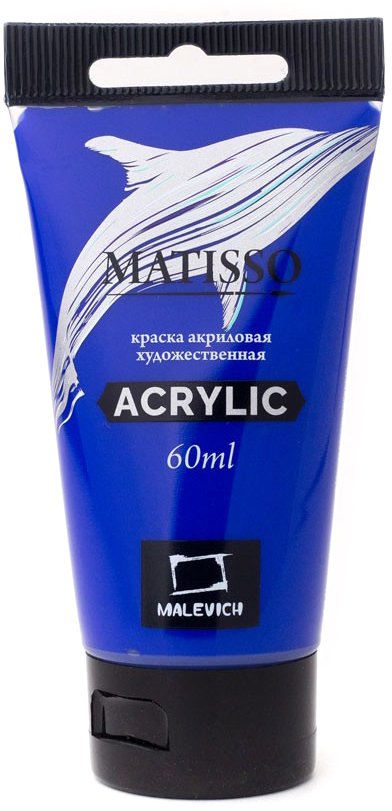 

Акриловая краска Малевичъ Matisso 617039 (60 мл, ультрамарин прозрачный)