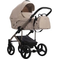 Универсальная коляска BEBETTO Magnum Light SE (2 в 1, 08 светло-бежевый/бежевая рама)