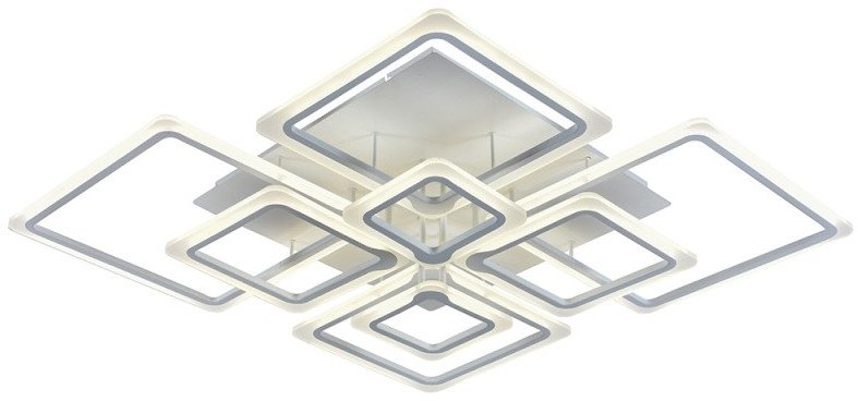 

Припотолочная люстра Mirastyle Диод JX-8035/4+4 WH ML