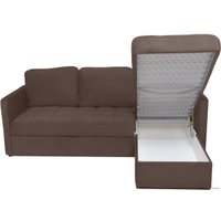 Угловой диван Puffo Ливерпуль Velvet Brown