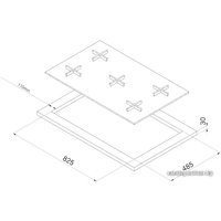 Варочная панель Korting HGG 985 CTW