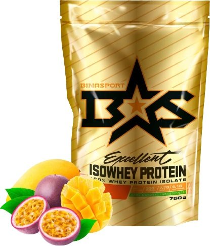 

Протеин сывороточный (изолят) Binasport Excellent Isowhey Protein (750г, манго/маракуйя)