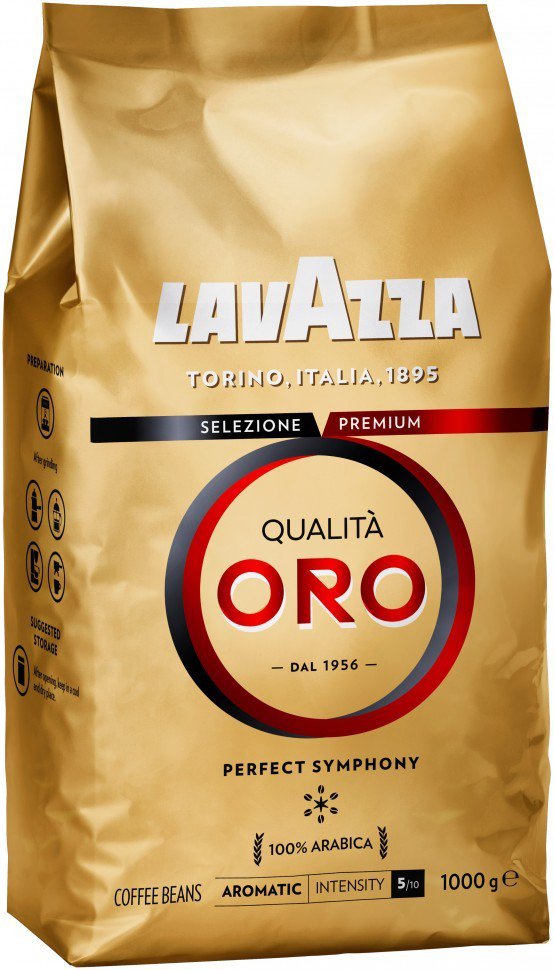 

Кофе Lavazza Qualita Oro в зернах 1000 г