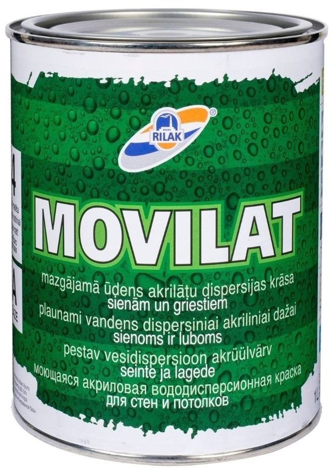 

Краска Рижский лакокрасочный завод Movilat 4 База 1 0.9л