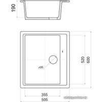 Кухонная мойка Wisent W600-28 (белый)