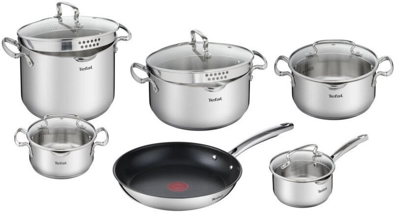 Набор кастрюль Tefal Duetto+ 11 G732SB56