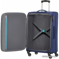 Чемодан-спиннер American Tourister Heat Wave Blue 68 см