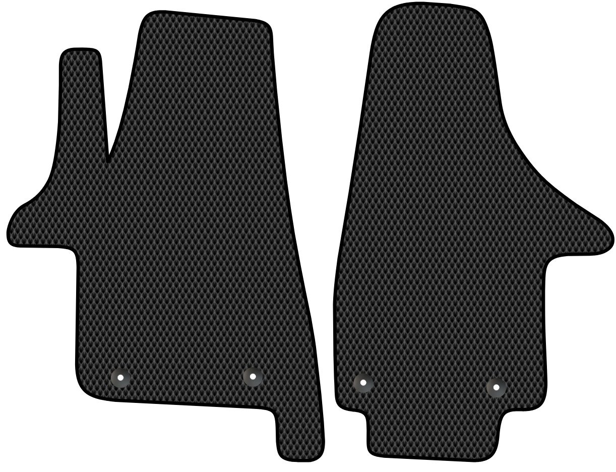 

Комплект ковриков для авто Alicosta Volkswagen Transporter (грузовик / T6) 2015 - 2019 (черный, ромб)
