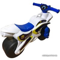 Каталка Doloni-Toys Полиция 0139/51 (белый/синий)