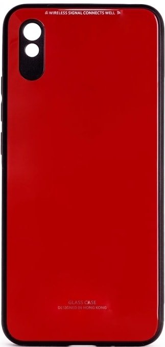 

Чехол для телефона Case Glassy для Xiaomi Redmi 9A (красный)