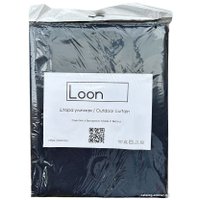 Штора Loon Грета на люверсах 1.4x2.2 м (темно-синий)