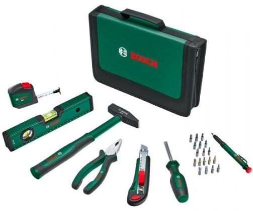 

Набор домашнего мастера Bosch 1600A02BY6 (25 предметов)
